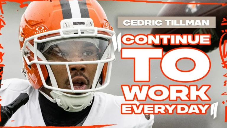 Cedric Tillman Press Conference: Continue to work everyday