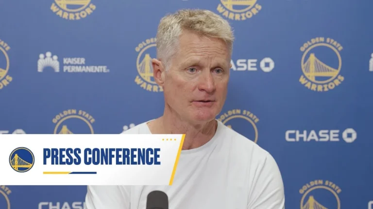 Steve Kerr Recaps Warriors Win at San Antonio Spurs Nov. 13, 2025
