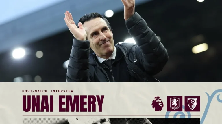Unai Emery on Bournemouth victory POST MATCH