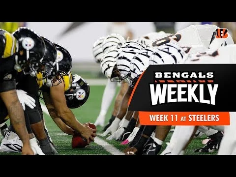 2025 Week 11 Cincinnati at Pittsburgh Steelers Bengals Weekly
