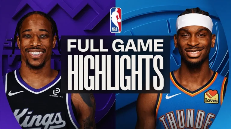 KINGS at THUNDER FULL GAME HIGHLIGHTS November 19, 2025