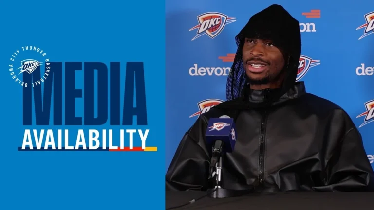 OKC Thunder Full Media Availability Post Game at Los Angeles Clippers November 4, 2025