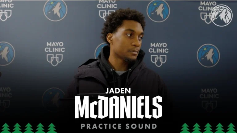 Defense Is Almost Back To Where We Want It Jaden McDaniels Practice Sound 11.28.25