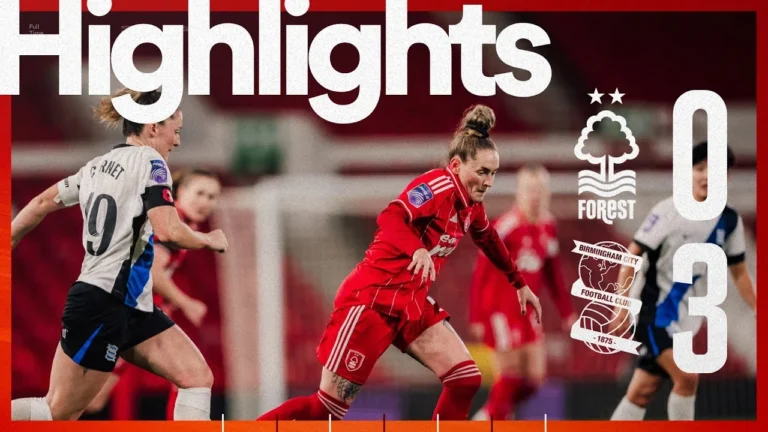 Forest Women 0-3 Birmingham City Barclays WSL2 Highlights