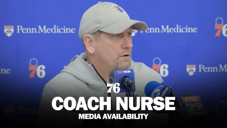 Philadelphia 76ers Practice Media Availability Coach Nurse 11.13.25