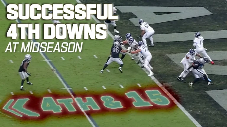 4th-Down Conversions But They Get Increasingly Longer 2025 NFL Season