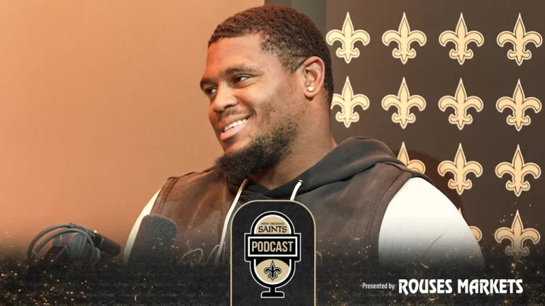 Saints LT Kelvin Banks Jr. talks NFL Year 1 Saints Podcast
