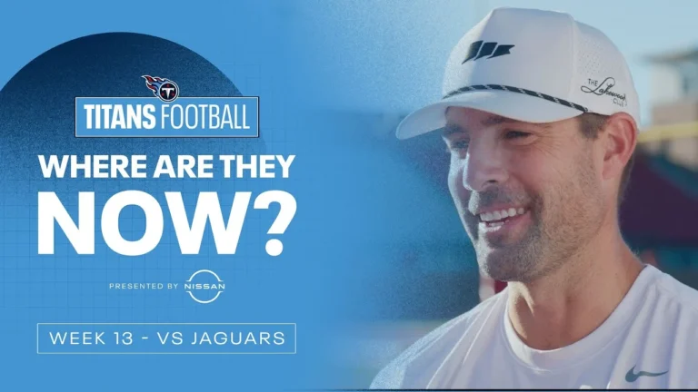 Titans kicker Ryan Succop Where Are They Now presented by Nissan