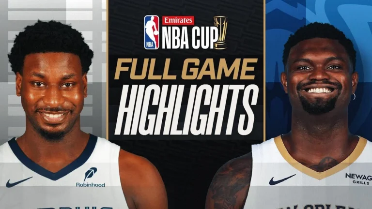 GRIZZLIES at PELICANS EMIRATES NBA CUP FULL GAME HIGHLIGHTS November 26, 2025