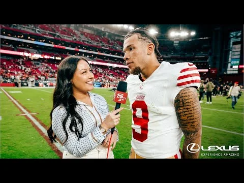 Skyy Moore Talks 98-Yard Return, Recaps Win vs. Arizona Cardinals 49ers