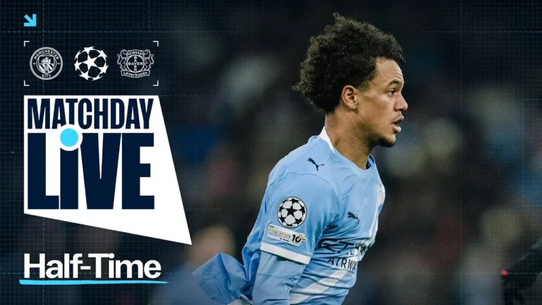 MATCHDAY LIVE! Man City 0-1 Bayer Leverkusen Champions League