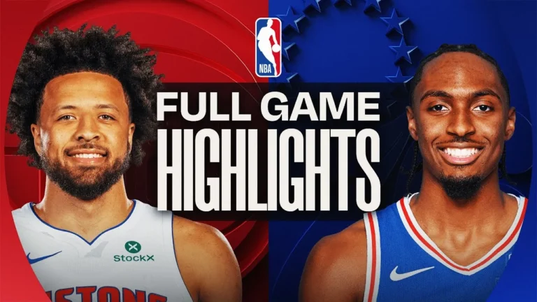 76ERS at PISTONS FULL GAME HIGHLIGHTS November 9, 2025