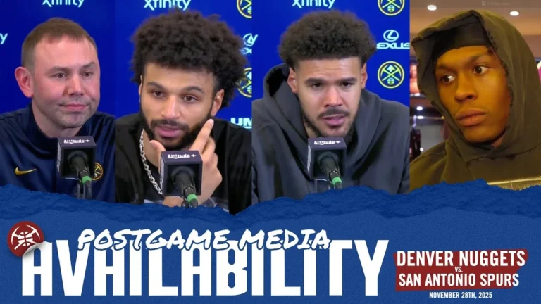 ALL Denver Nuggets Postgame Media vs. SAS