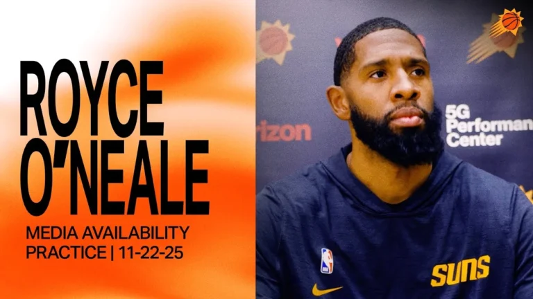 Royce O’Neale Practice Media Availability Phoenix Suns 11-22-25