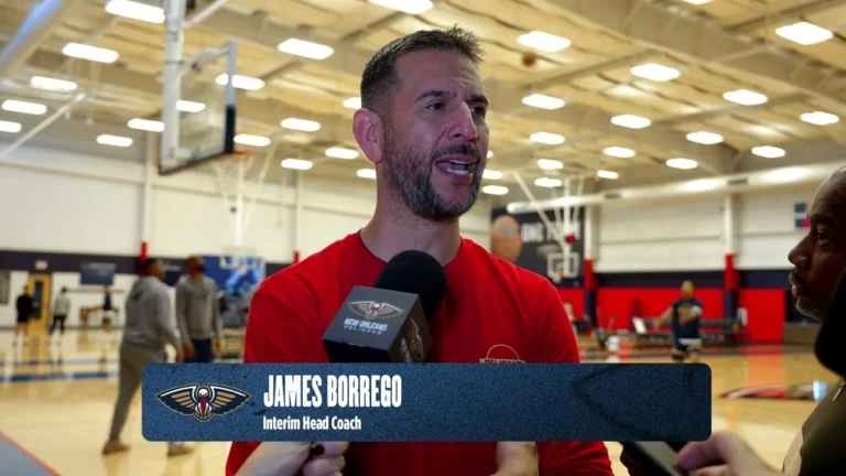 James Borrego on generating corner threes, Derik Queen New Orleans Pelicans