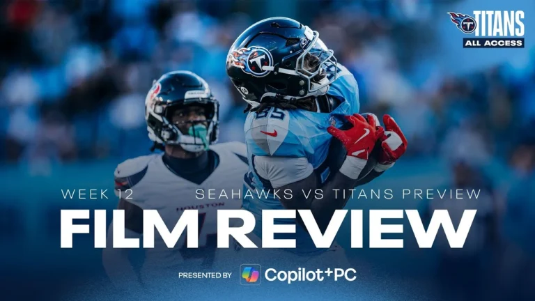 Titans Tight End Chig Okonkwos 4th Quarter Catch Film Review presented by Copilot PC