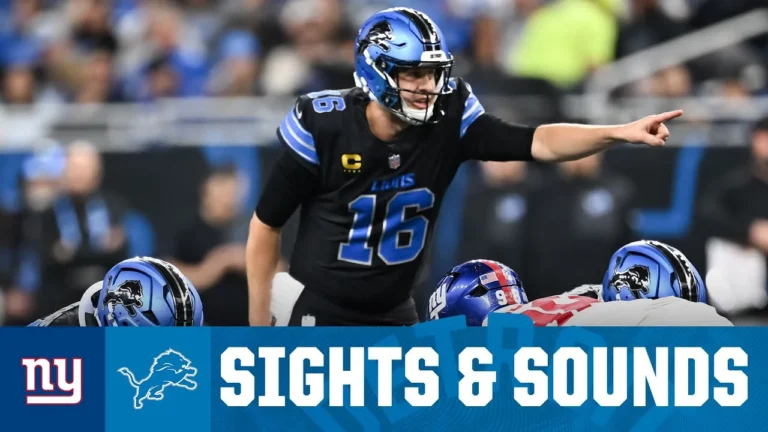 Sights and Sounds: Detroit Lions quarterback Jared Goff mic’d up in 34-27 OT win vs New York Giants