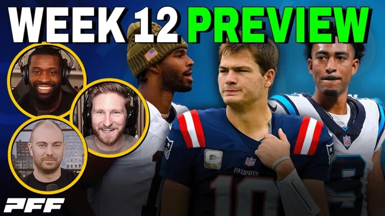 2025 NFL Week 12 Preview PFF NFL Show