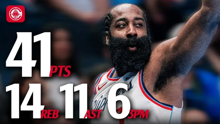 James Harden Is HIM 41 PT Triple-Double in 2OT Win vs Mavericks