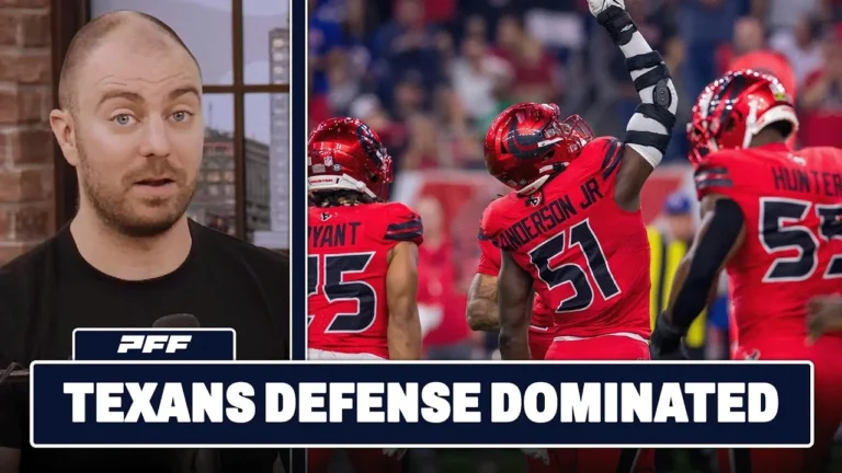 Buffalo Bills vs. Houston Texans Review PFF Grade Release Show