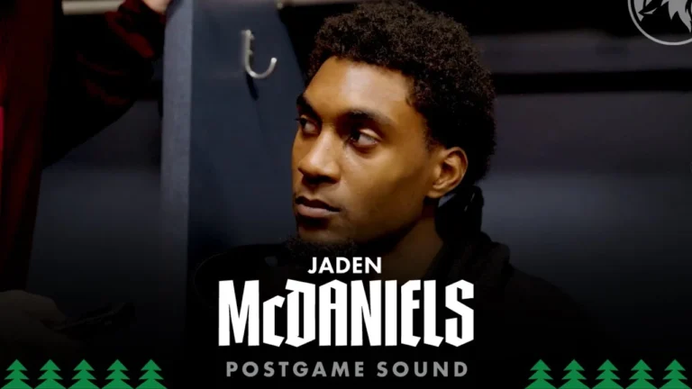 Always Making Sure Every Part Of My Game Gets Better. Jaden McDaniels Postgame Sound 11.03.25