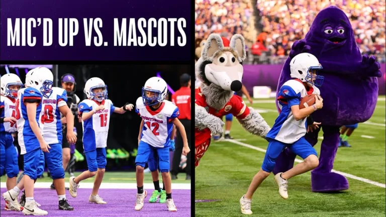 This is INSANE! … Oh, Crap Kid Mic’d Up During Mascots vs. Youth Football Game