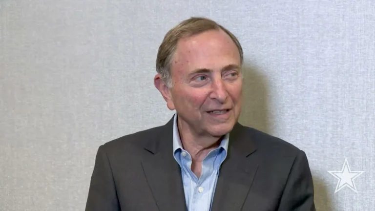 NHL Commissioner Gary Bettman Announces 2027 Game at AT&T Stadium Dallas Cowboys 2025