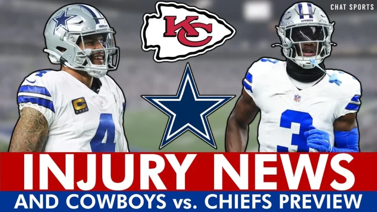 KEY Cowboys Injury News On George Pickens & Tyler Guyton Cowboys vs. Chiefs Preview NFL Week 13