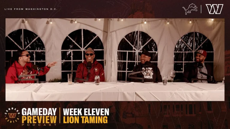 NFL Week 10: Detroit Lions Gameday LIVE Preview Podcast Washington Commanders NFL