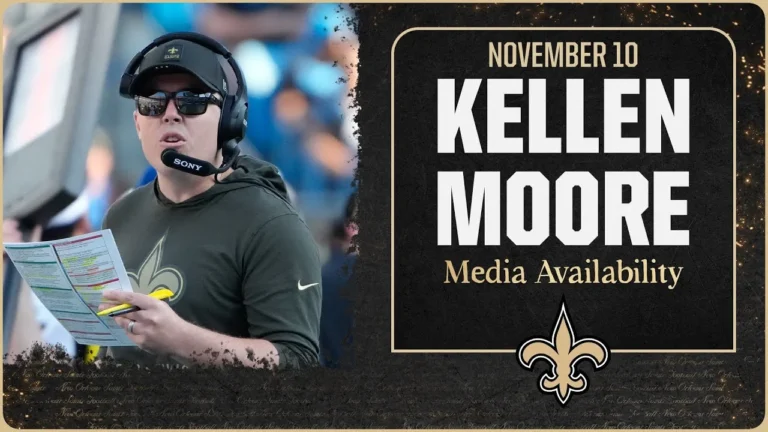 Kellen Moore on win vs. Panthers, bye week New Orleans Saints