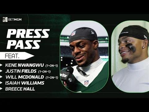 Kene Nwangwu and Justin Fields Discuss Special Teams Effort & Win Over Cleveland Browns