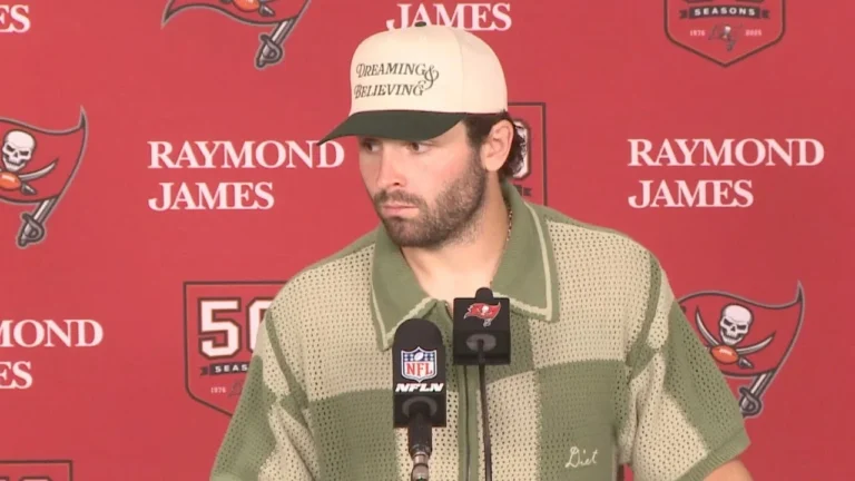 Baker Mayfields Thoughts on Final vs. New England Press Conference Tampa Bay Buccaneers