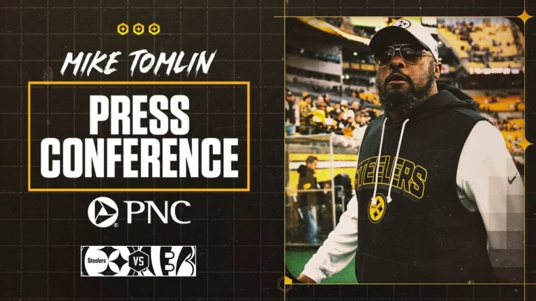 Coach Tomlin Press Conference (Week 11 vs Cincinnati Bengals) Pittsburgh Steelers