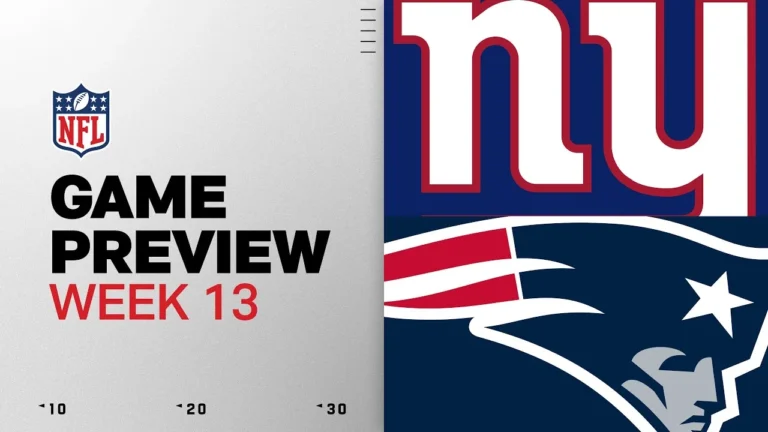 New York Giants vs New England Patriots Week 13 Game Preview