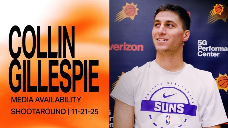 Collin Gillespie Shootaround Media Availability 11-21-25 Phoenix Suns
