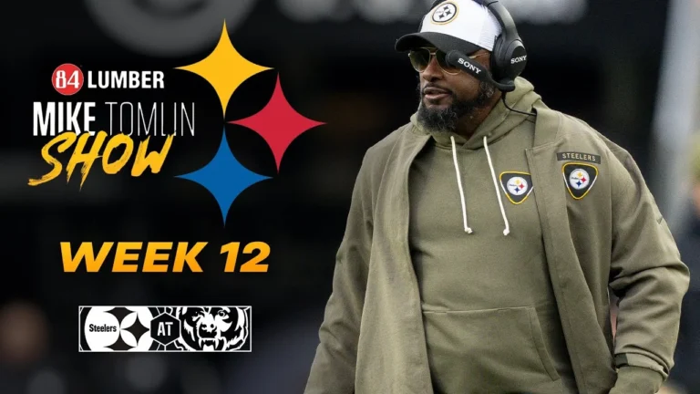 The Mike Tomlin Show: Week 12 at Chicago Bears Pittsburgh Steelers