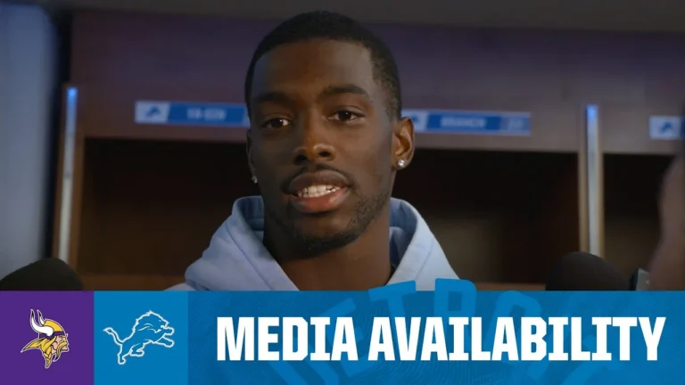 Detroit Lions players meet with the media 2025 NFL Regular Season Week 9: Lions vs. Vikings
