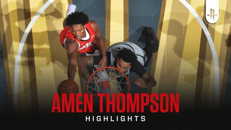 Amen Thompson (14 points) Highlights vs. San Antonio Spurs