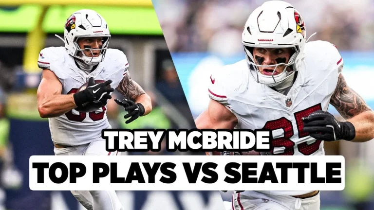Trey McBride Highlights 127 Yards vs. Seattle Seahawks Week 10, 2025