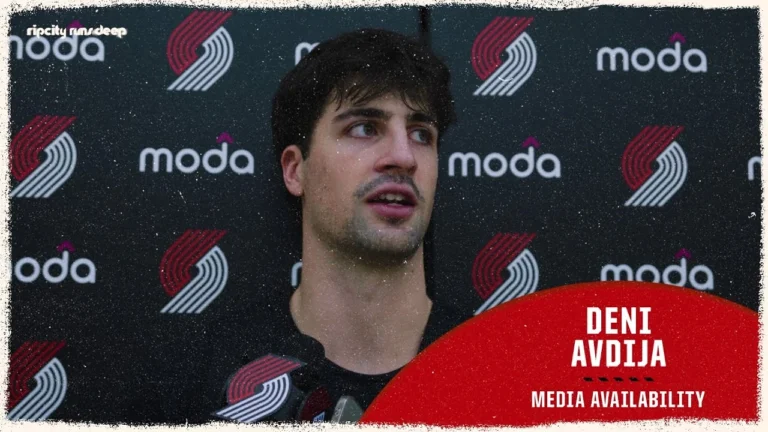 Deni Avdija Practice Media Availability November 29th, 2025
