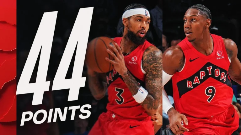 RJ Barrett & Brandon Ingram Were IN SYNC Tonight vs 76ers November 19, 2025