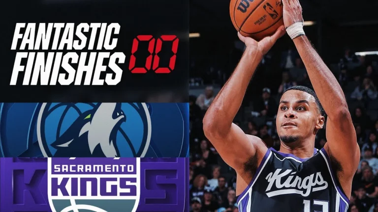 Final 4:33 INSANE ENDING Kings vs Timberwolves November 24, 2025