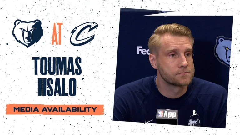 Tuomas Iisalo Press Conference Grizzlies vs. Cavaliers
