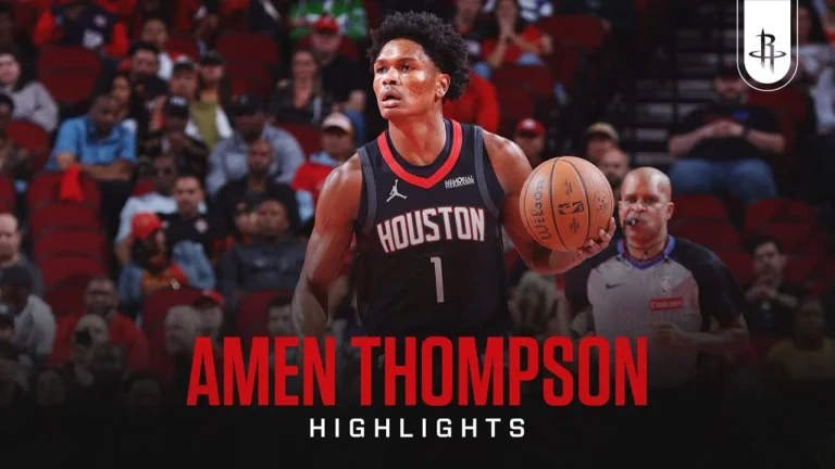 Amen Thompson (19 points) Highlights vs. Portland Trail Blazers