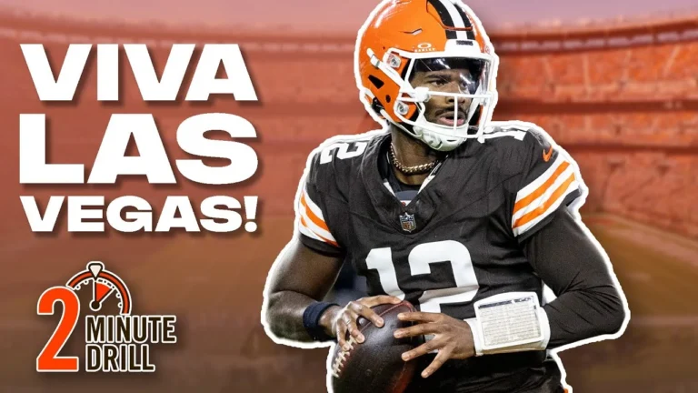 Shedeur Sanders’ first start in Vegas! : 2 Minute Drill
