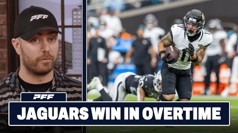 Jacksonville Jaguars vs. Las Vegas Raiders Review PFF Grade Release Show