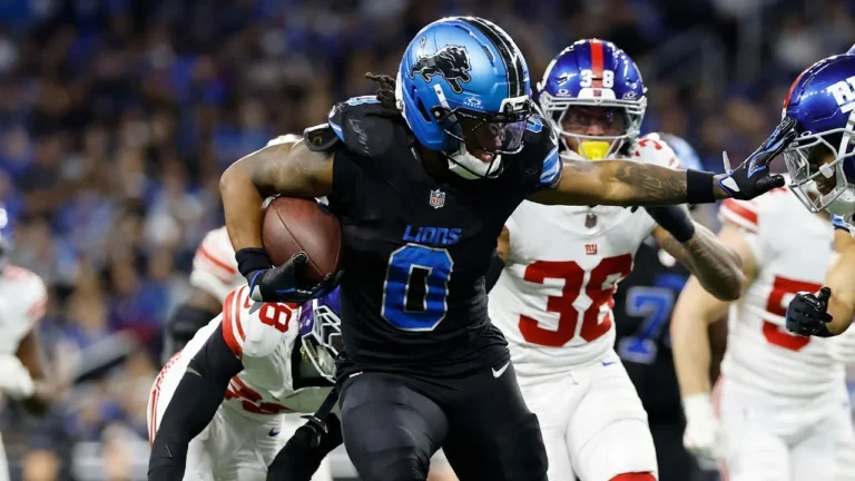 Jahmyr Gibbs’ best plays in 264-yard game vs. Giants Week 12