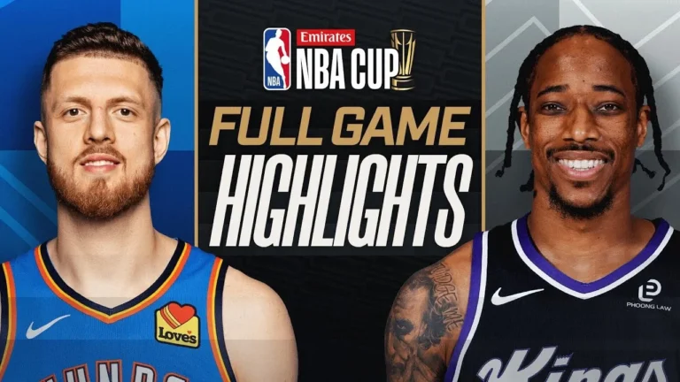 THUNDER at KINGS FULL GAME HIGHLIGHTS November 7, 2025