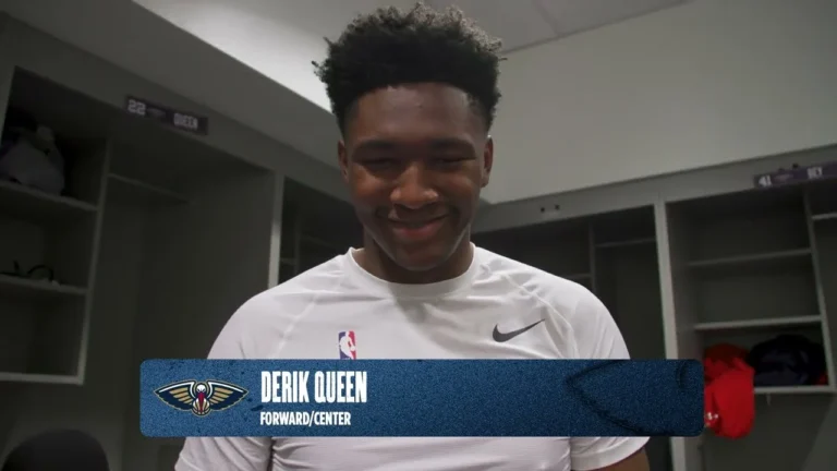 Derik Queen interview Pelicans-Mavericks Postgame 11 5 2025