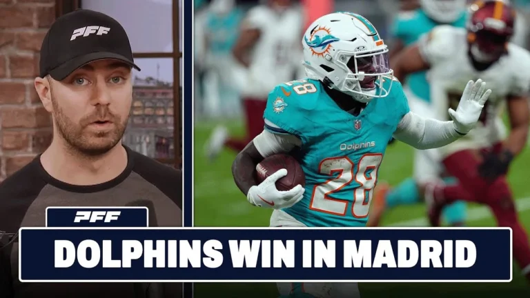 Miami Dolphins vs. Washington Commanders Review PFF Grade Release Show